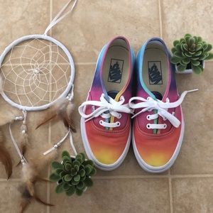 trendy lgtbq + rainbow vans 🌈